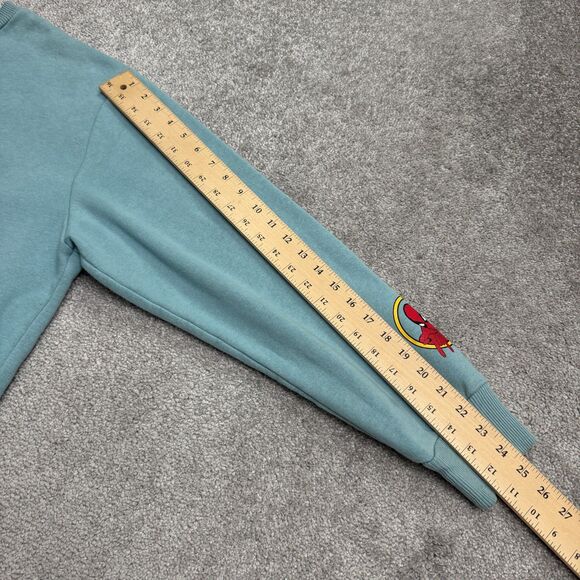 Marvel The Amazing Spider Man Graphic Pullover Sweatshirt Mens XL Teal Crew Neck - Picture 15 of 16